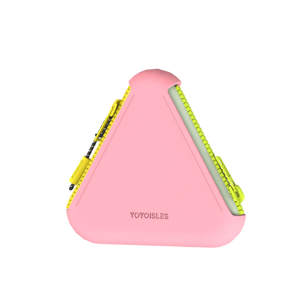 YOYOISLES Mini Bag 雙拉鍊零錢包(草莓粉)