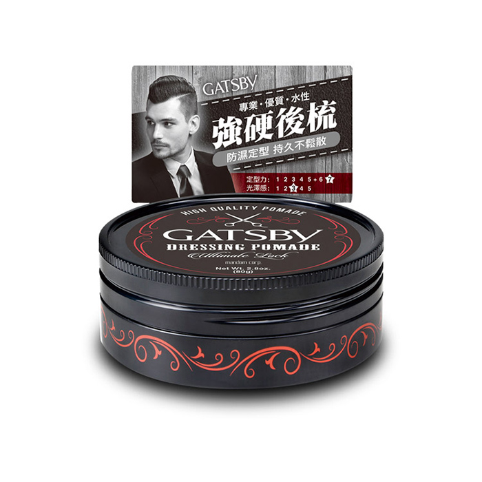 GATSBY 經典後梳髮油x3入(80g/入)