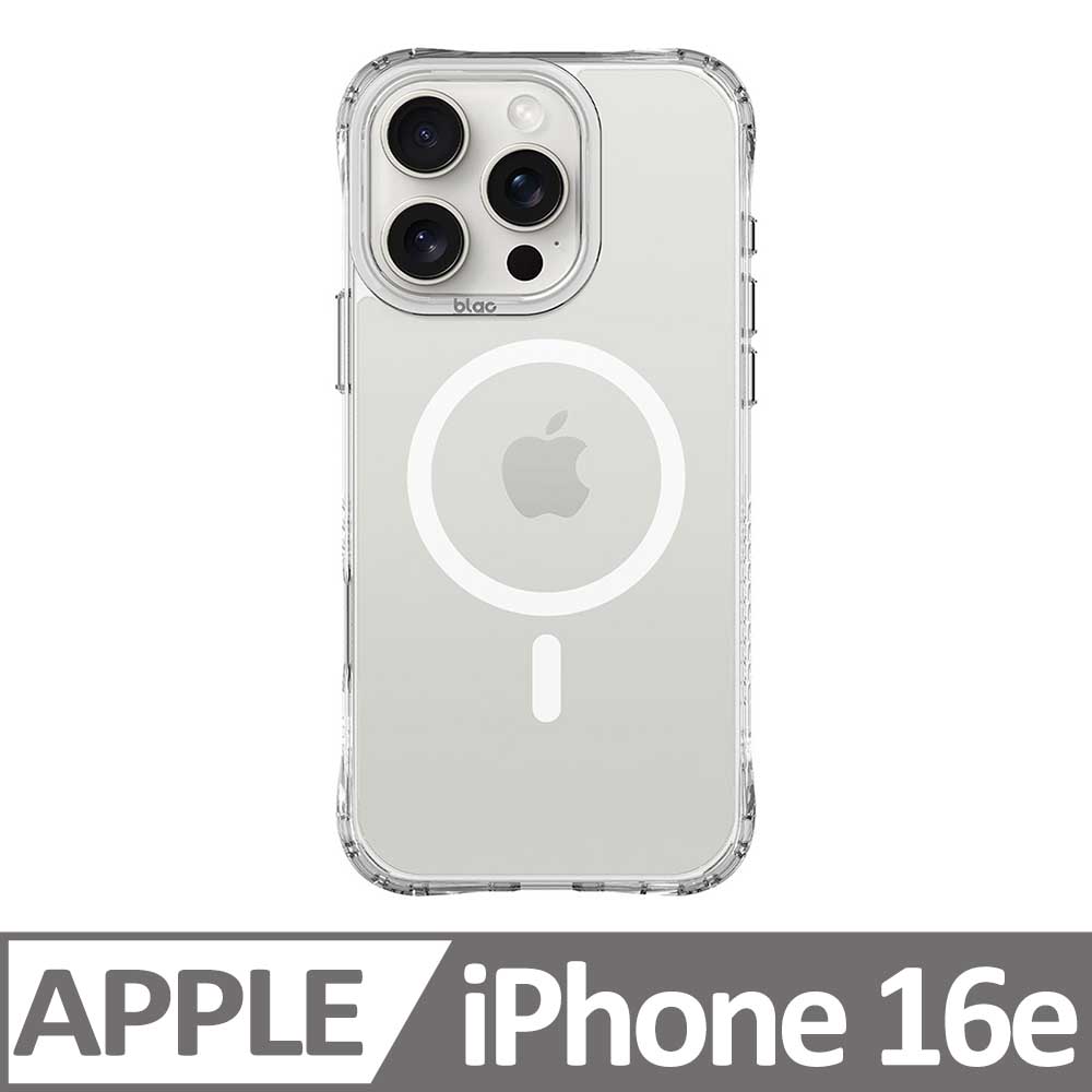 iPhone 16e 6.1吋 BLAC Glacier冰川抗黃防摔MagSafe iPhone手機殼