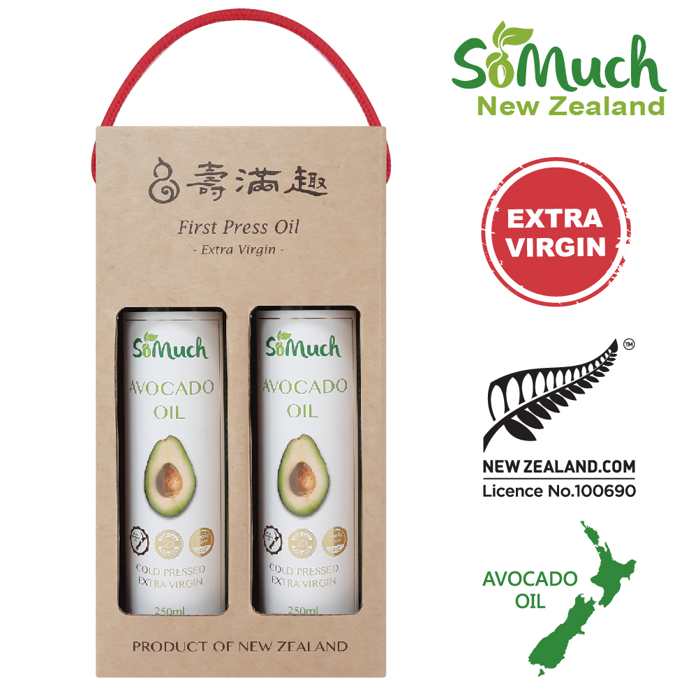 【生日會員】【壽滿趣-Somuch】頂級冷壓初榨酪梨油禮盒(250mlx2)