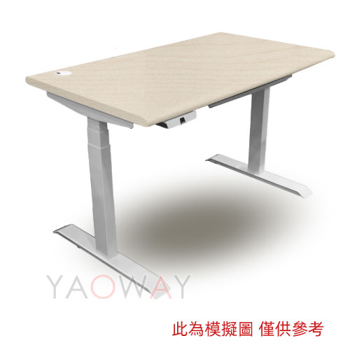 JT.JiTi ONEH電動升降桌120 x 70_0756天然楓木+白腳【耀偉】