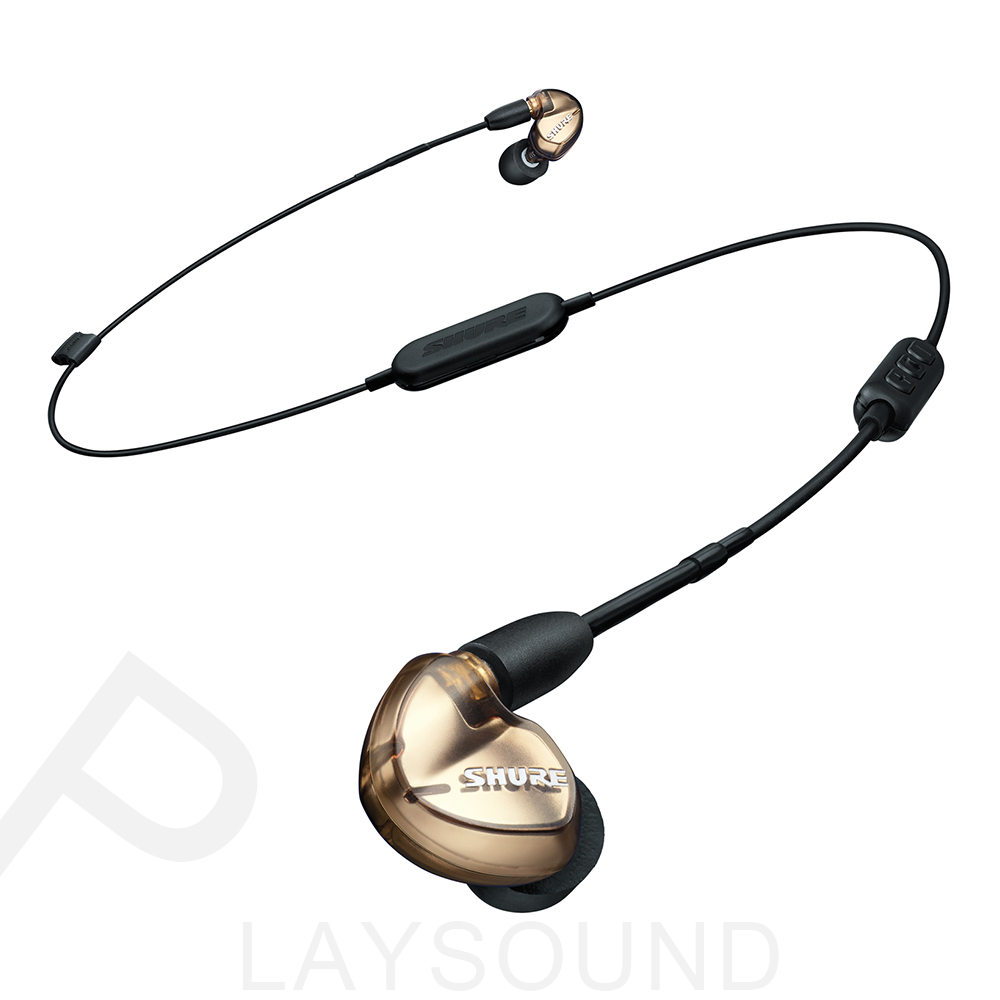 SHURE SE535-V+BT1線控+藍牙 金銅色 三單體 隔音耳機 監聽級 可換線 入耳式耳機