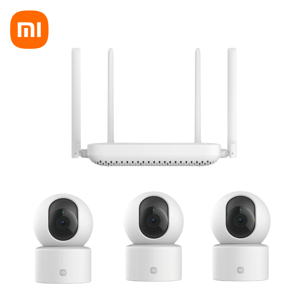 【居家防護攝影套餐】小米 Xiaomi 路由器 AX1500+ 小米 Xiaomi 智慧攝影機 C201