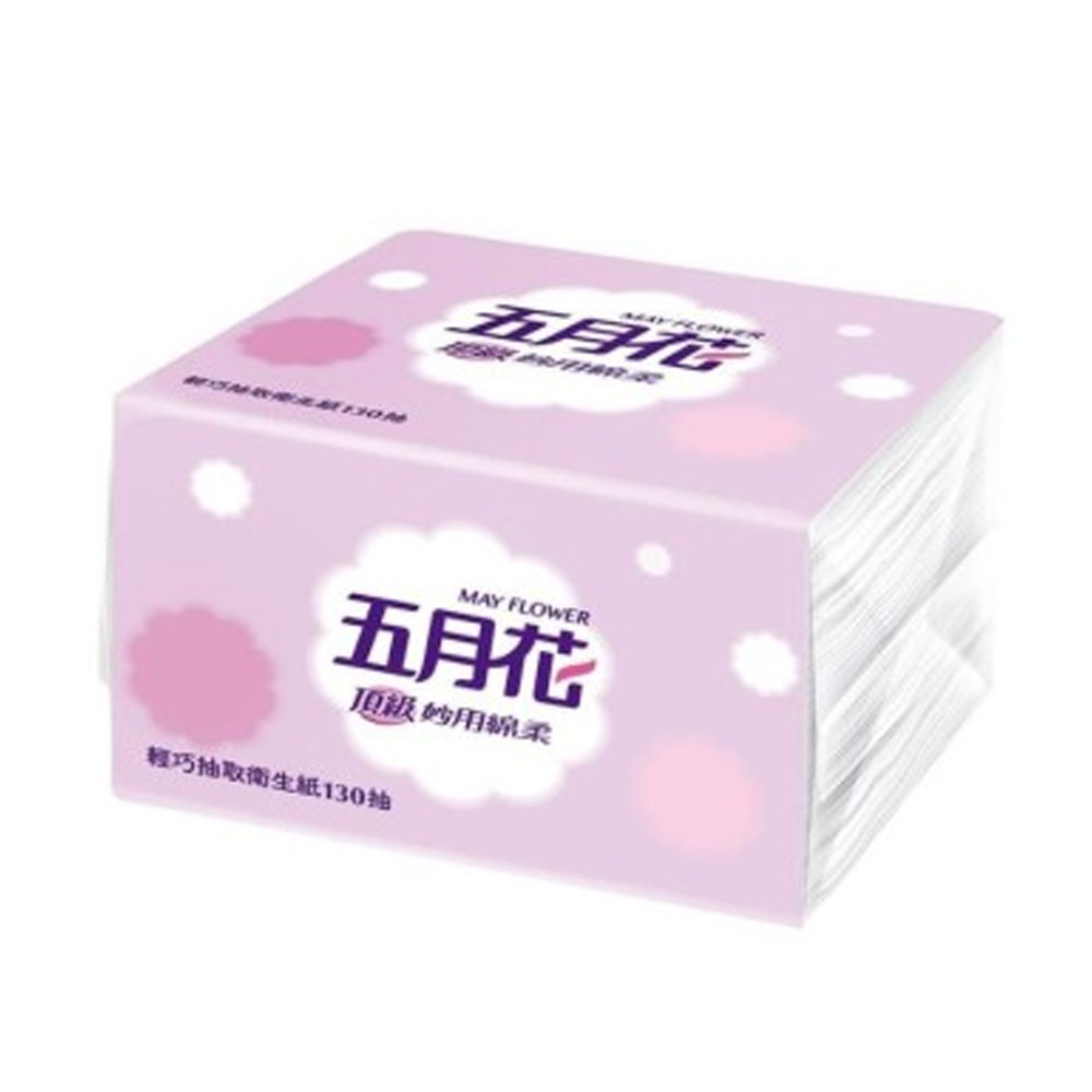【MAY FLOWER 五月花】妙用綿柔輕巧包抽取式衛生紙 130抽x36包