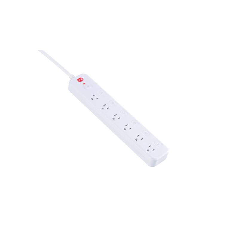大通 PEC-3766W 7切6座6尺電源延長線