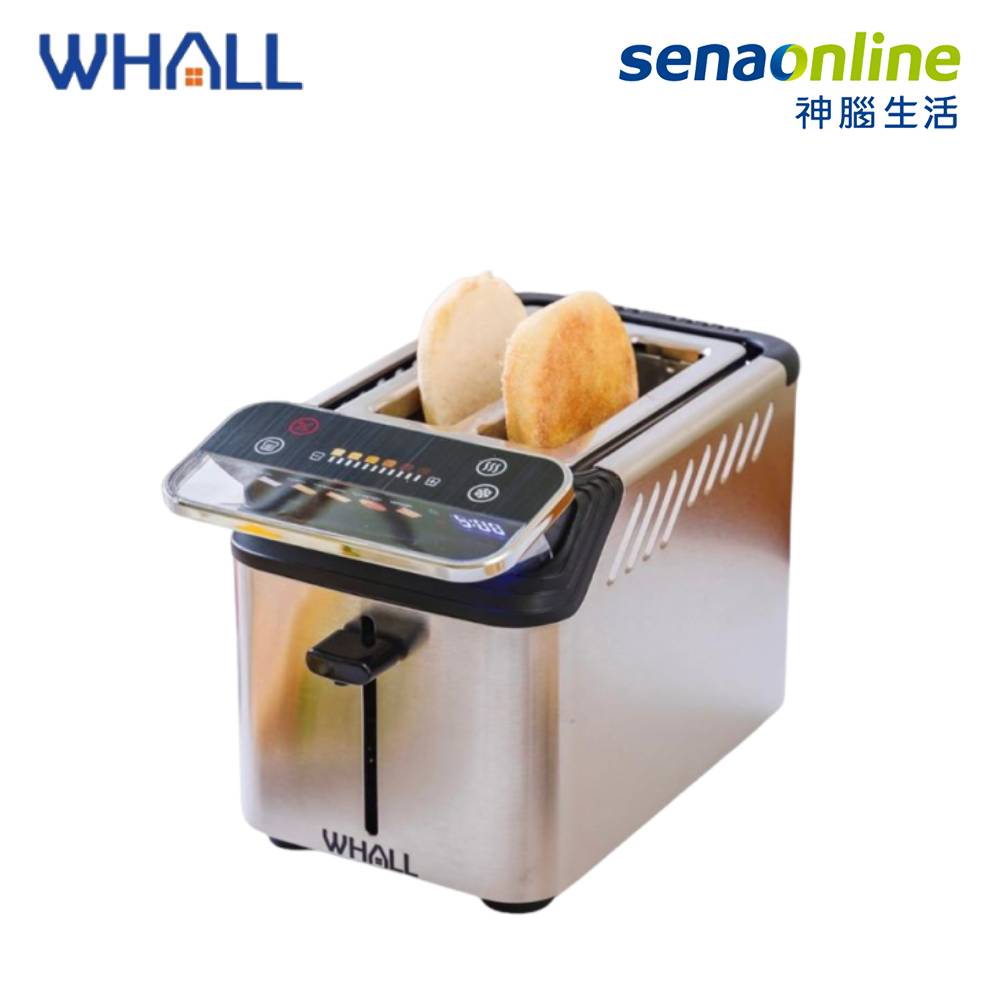 【員購限定】WHALL WT-501S 不鏽鋼多功能觸控烤麵包機