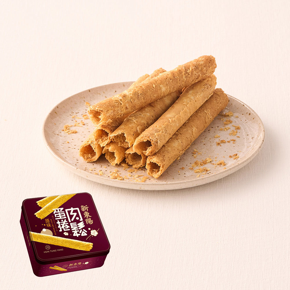 【中華VIP】【新東陽】精緻肉鬆蛋捲禮盒(34gx9入*2盒)