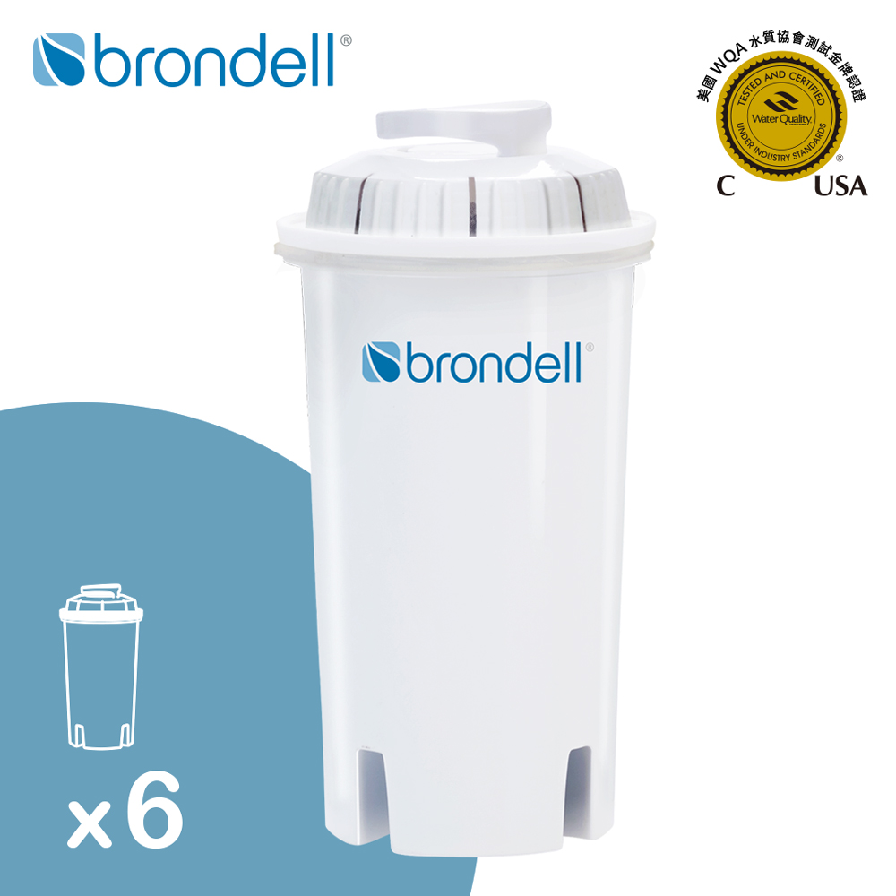 【brondell】美國邦特爾 八周全效濾芯（6入）