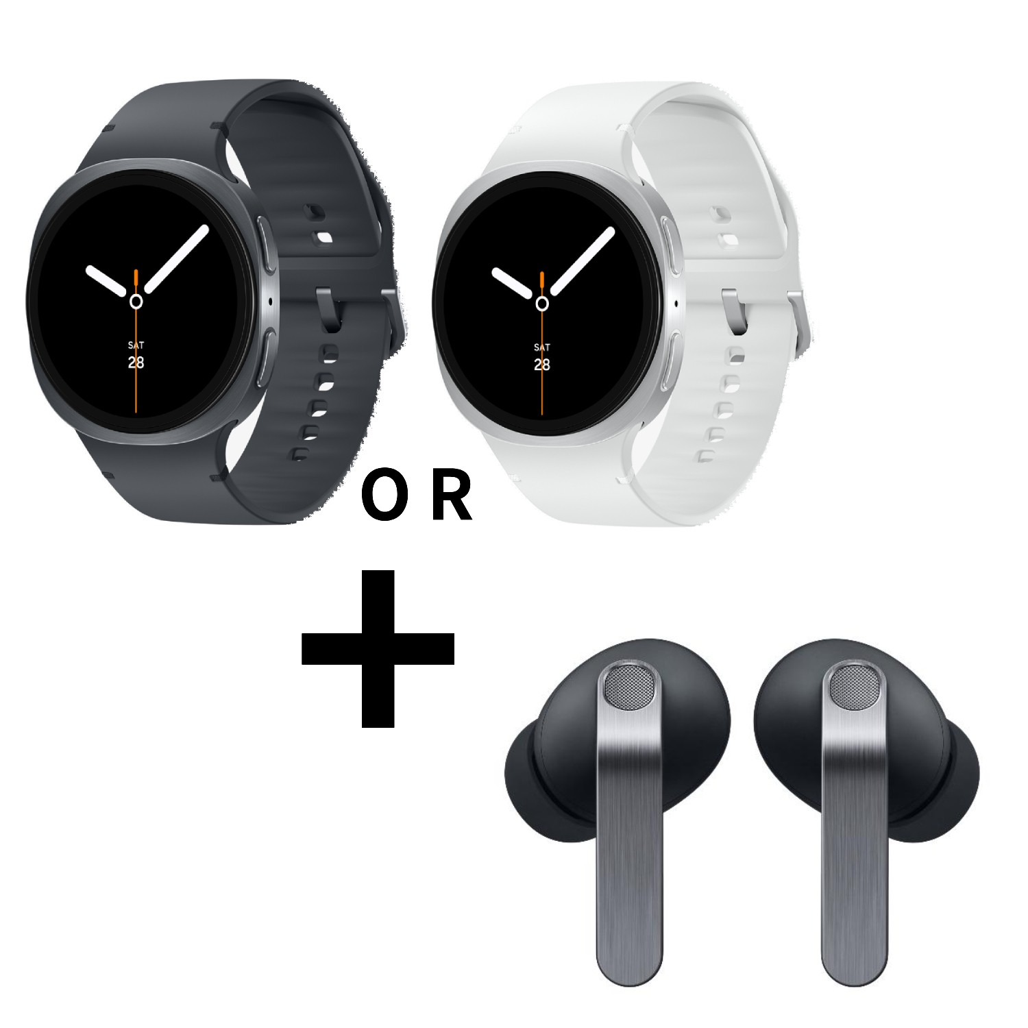 【1+1賣場】Galaxy Watch8 BT 44mm+Buds4 Pro 黑