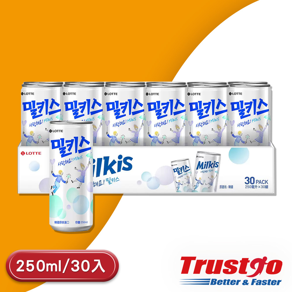 【美式賣場】樂天 優格風味碳酸飲(250mlx30入)