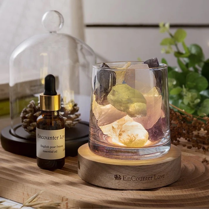 【DOZO嚴選】Encounterlove-馬卡龍五彩水晶- 贈擴香精油 20ml