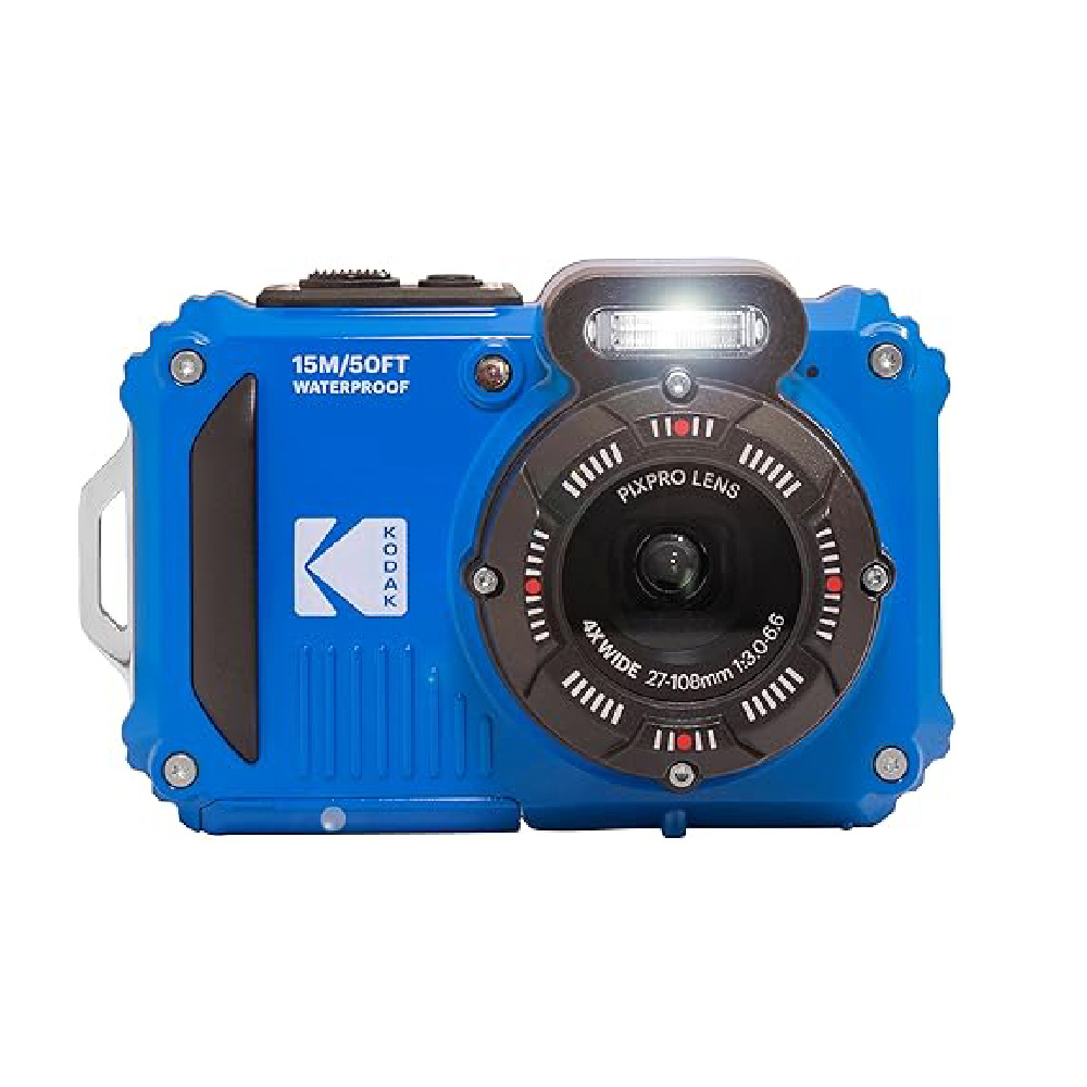 【Kodak 柯達】WPZ2 4倍光學變焦 防水數位相機-藍色
