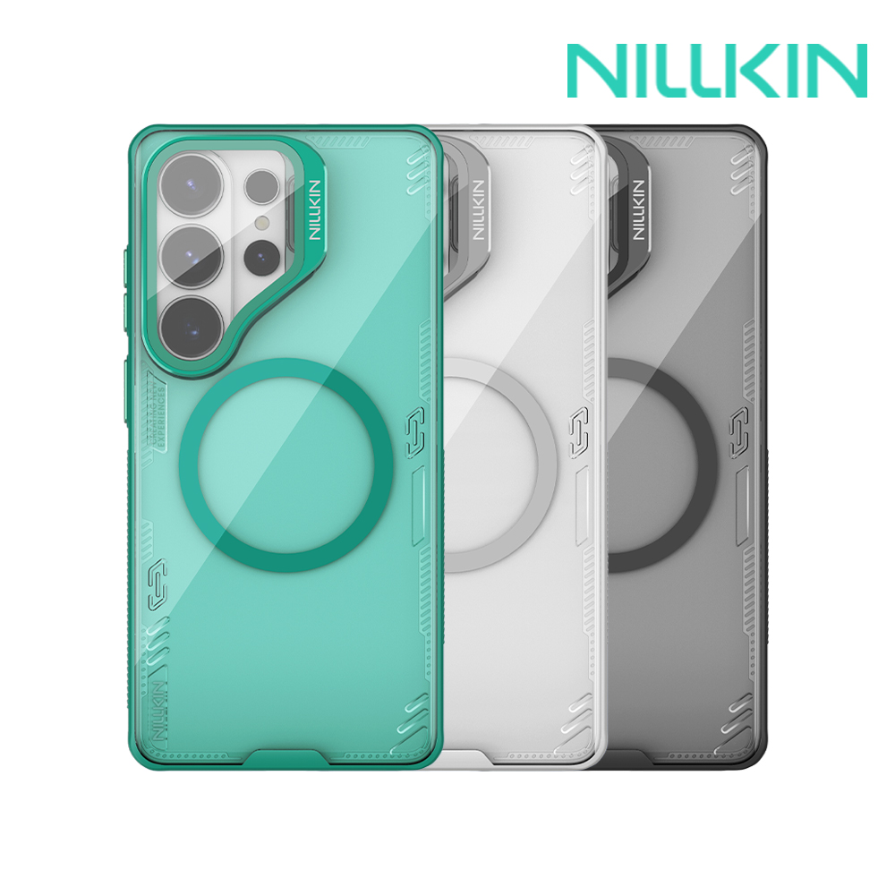 NILLKIN SAMSUNG 三星 Galaxy S26 Ultra 5G 冰空 Prop 磁吸保護殼(透明鏡蓋)(暮雪灰)