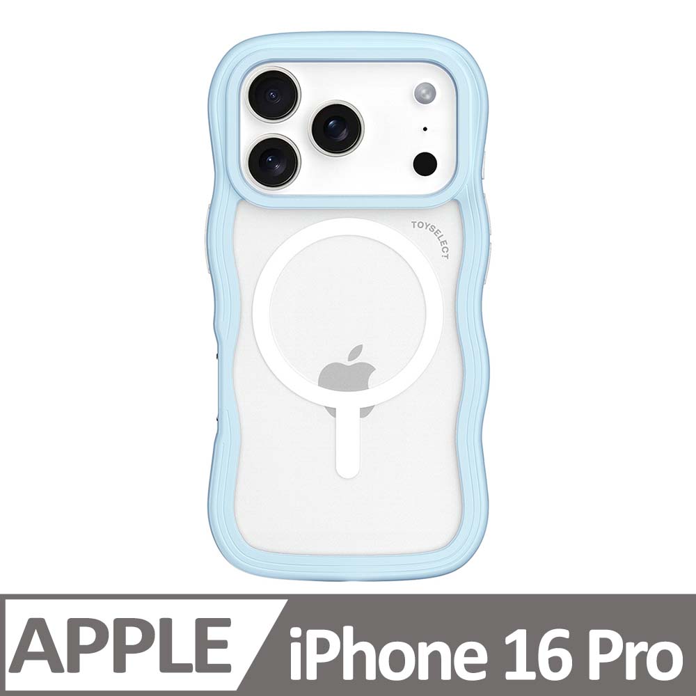 iPhone 16 Pro BLAC雲朵波波MagSafe iPhone手機殼 天使藍