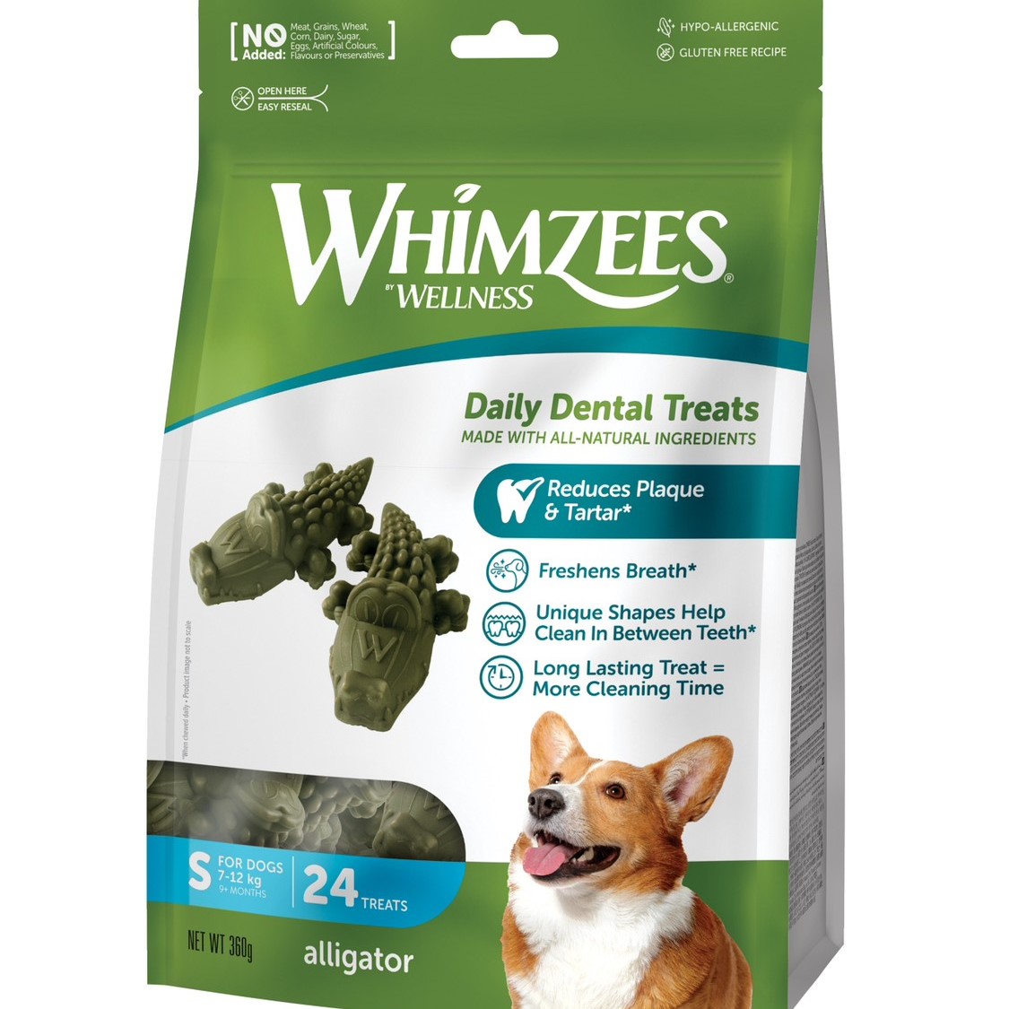 唯潔 WHIMZEES潔牙骨 鱷魚超值包買多送多 潔牙骨 減少牙垢 防牙周病 VOHC認證 狗潔牙骨 最新效期