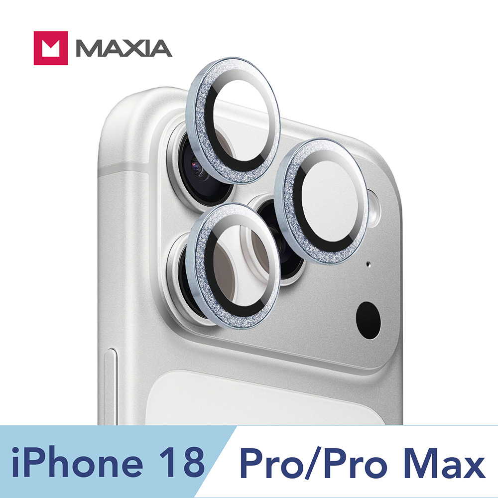 【MAXIA】iPhone 18 Pro&Pro Max GIA 認證藍寶石不鏽鋼保護鏡頭貼-閃藍