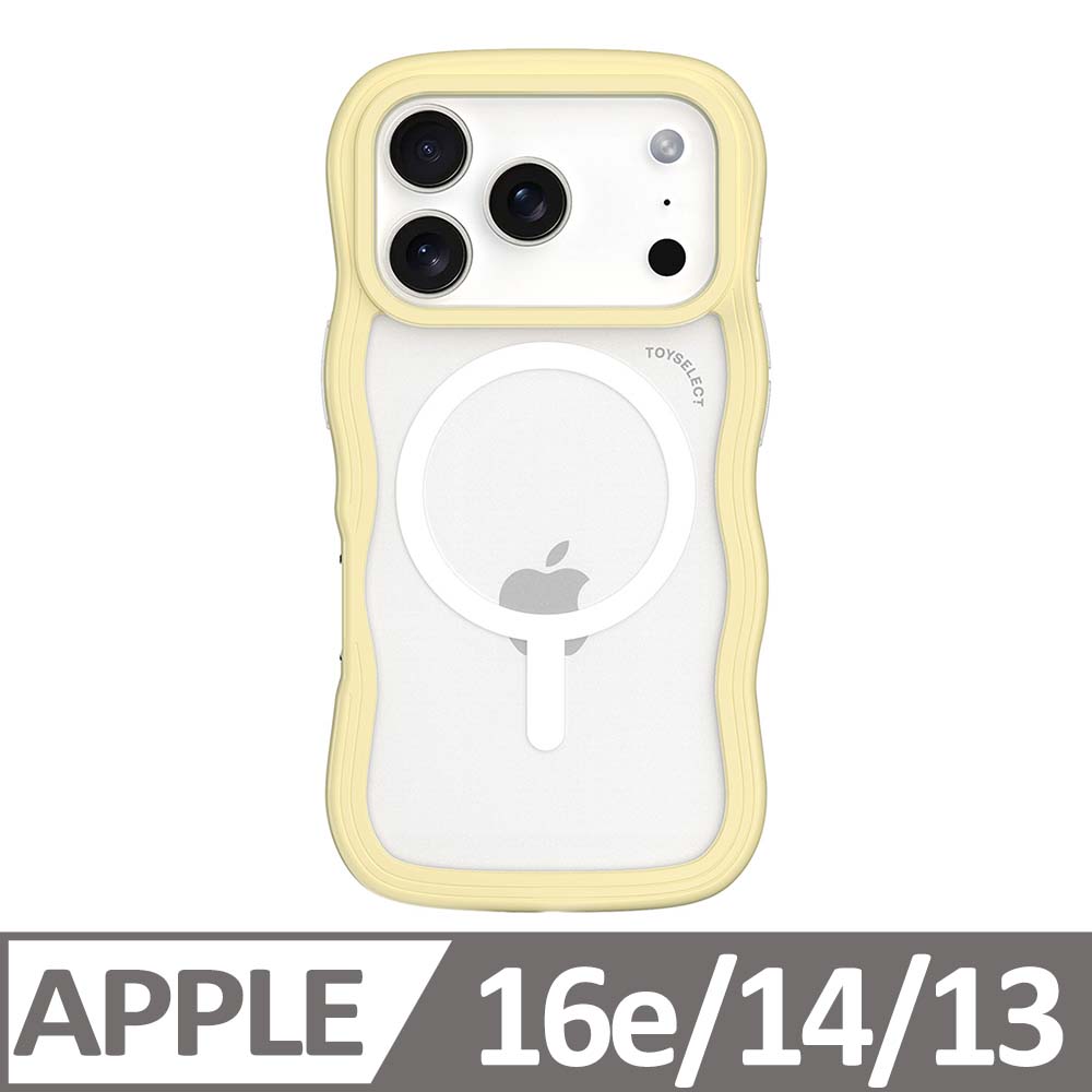 iPhone 16e BLAC雲朵波波MagSafe iPhone手機殼 晨光黃