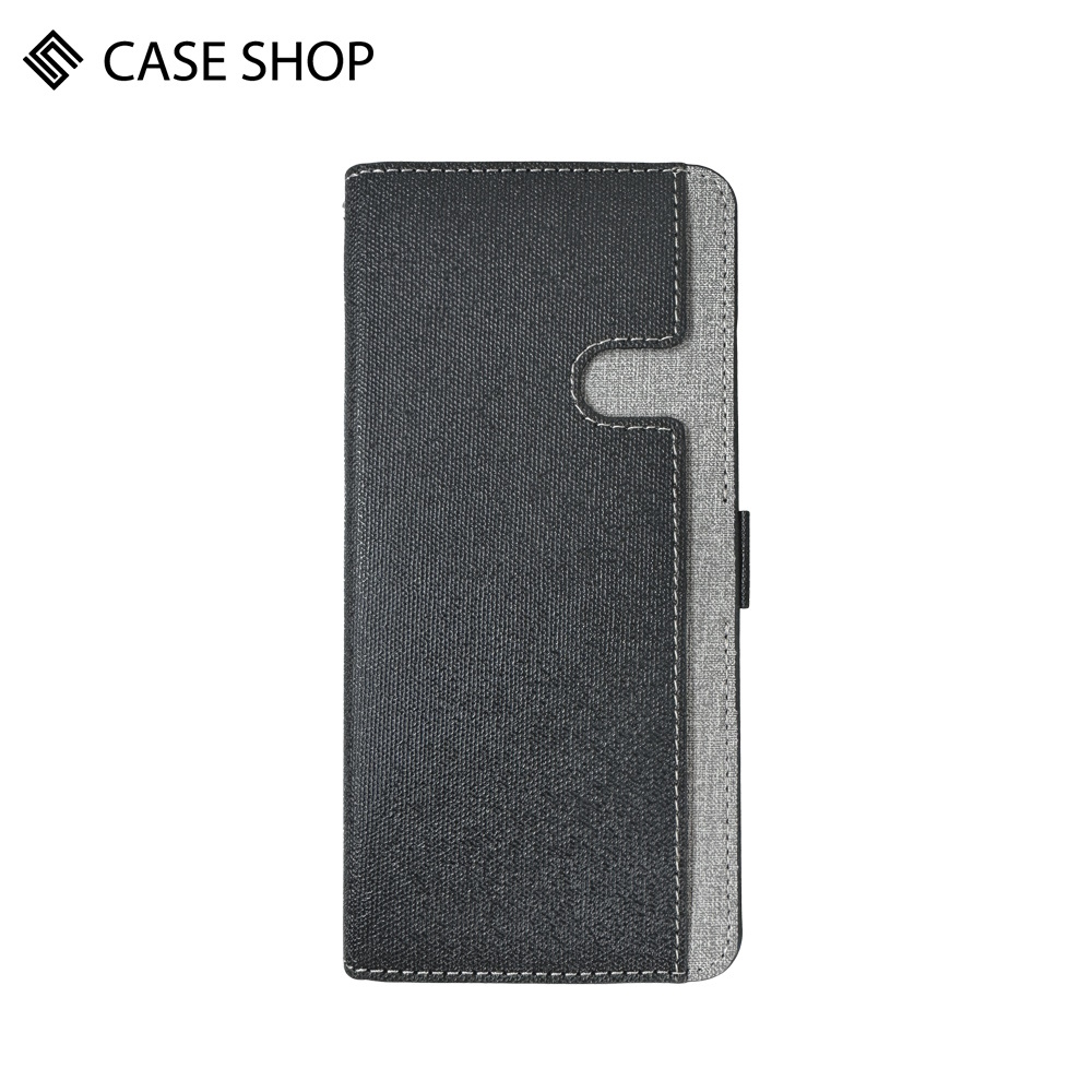 CASE SHOP OPPO Reno 14F 前收納側掀皮套 黑