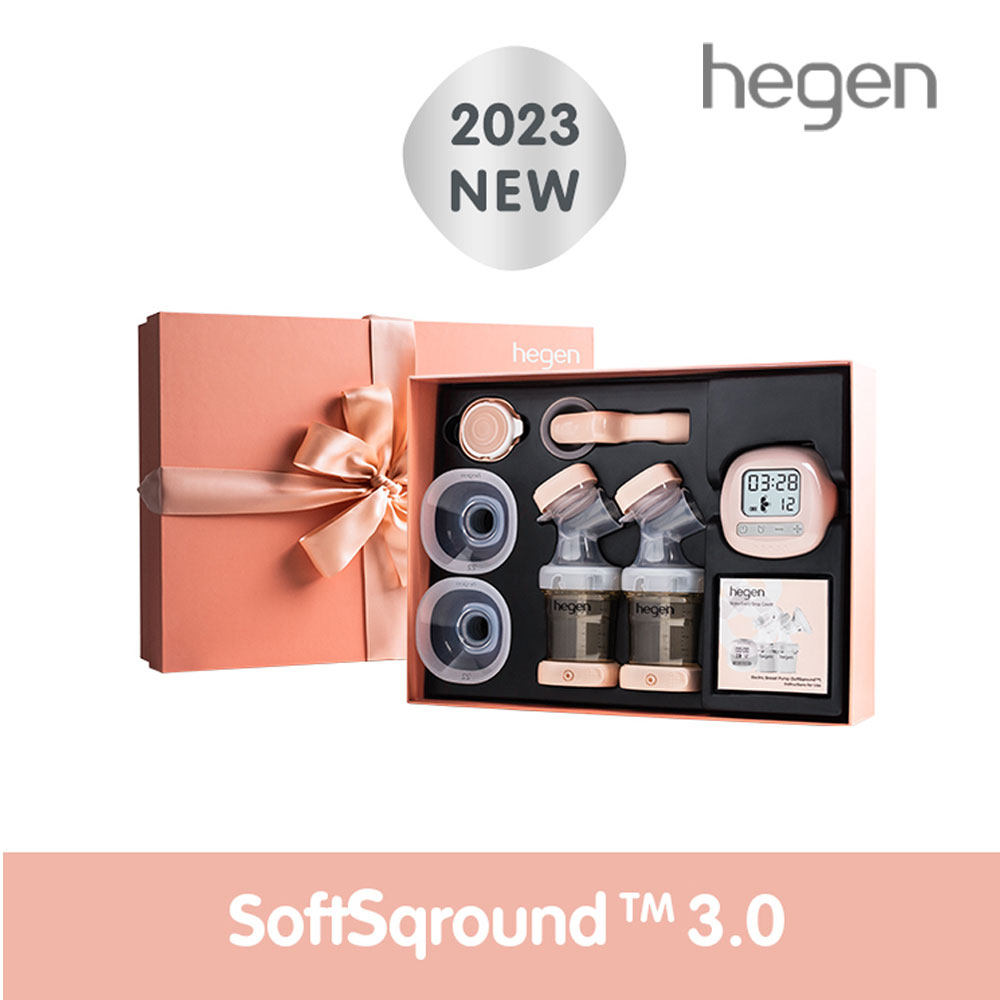 【Hegen】PCTOTM EBP 舒芙蕾多功能雙邊電動擠乳禮盒|SoftSqroundTM3.0系列