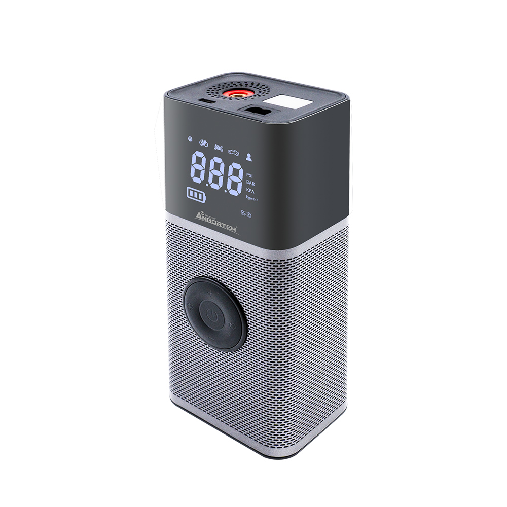 【安伯特】大金剛快充兩用雙供電打氣機 (國家認證 一年保固) 汽車打氣機 輪胎打氣機 無線打氣機