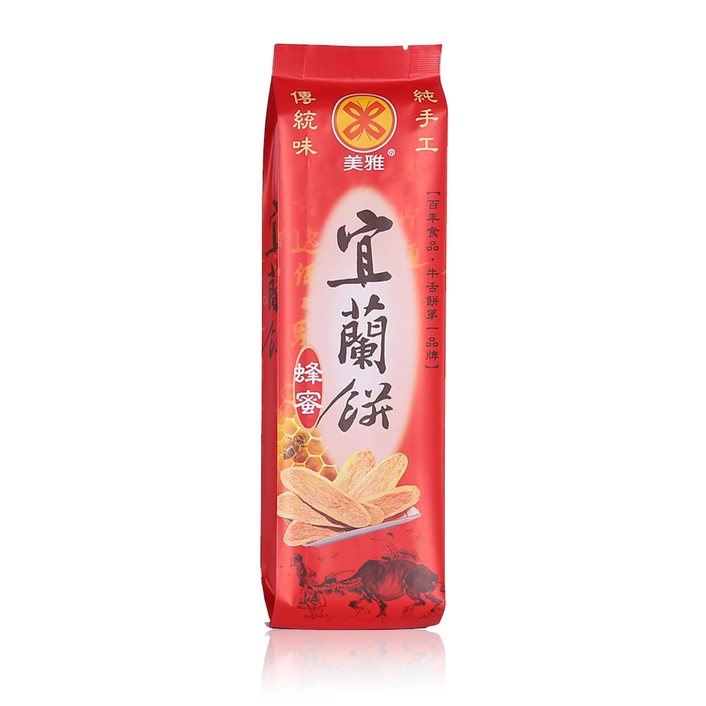 美雅宜蘭餅 宜蘭餅-蜂蜜x15包 (4片/包)