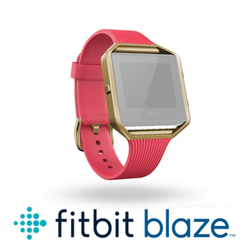 Fitbit Blaze 粉紅金邊小 藍芽手錶