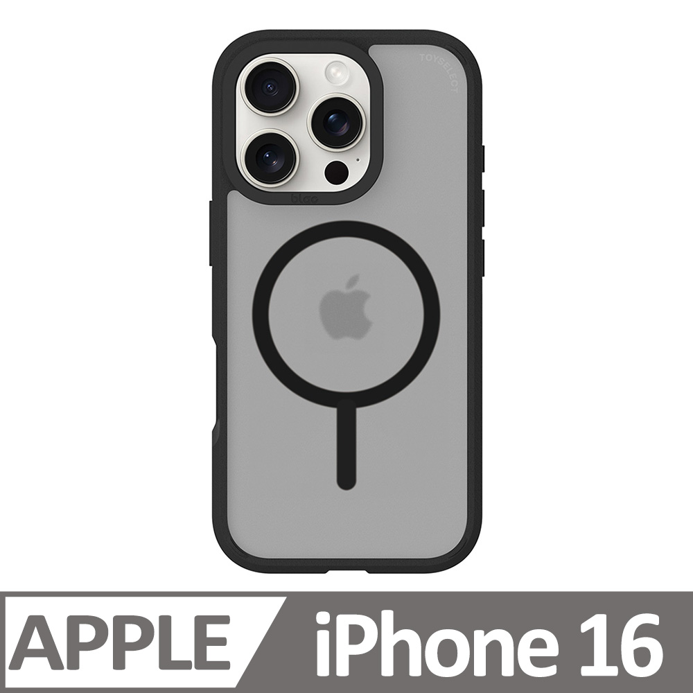 iPhone 16 BLAC Aurora極光霧透 MagSafe iPhone手機殼 靜謐黑