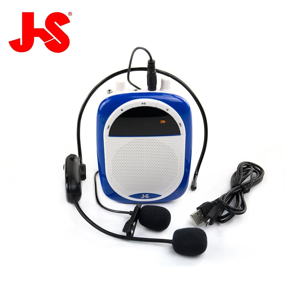 JS淇譽電子 有線/無線兩用教學擴音機 JSR-13 藍色