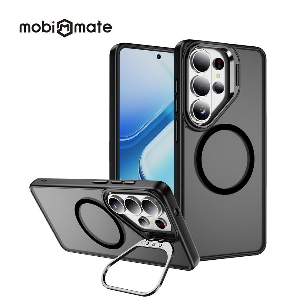 Mobi Mate 三星S26 Ultra 鏡頭支架磁吸保護殼 黑