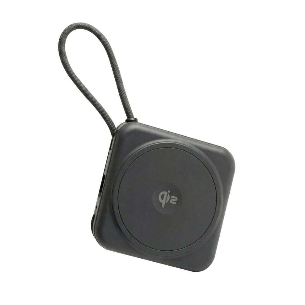 Wephone 10000mAh Qi2磁吸固態行動電源(CCC/PD快充/磁吸/自帶雙線)-星霧灰