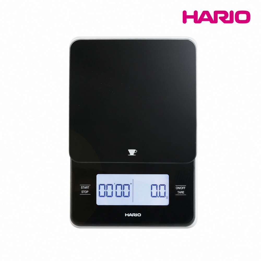 【HARIO】咖啡師玻璃電子秤-黑