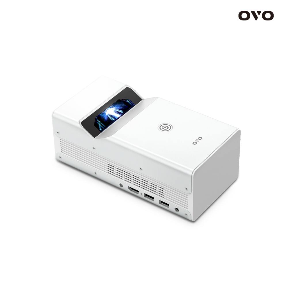 OVO 1080p超短焦 智慧投影機 KS1 時尚白*送四季線上+Friday影視30天