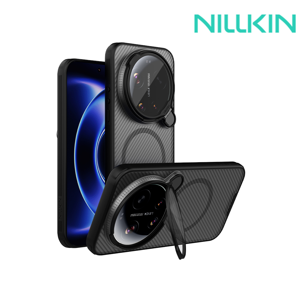 NILLKIN Xiaomi 小米 17 Ultra 5G 黑鏡 Prop 磁吸保護殼(透明鏡蓋)(透黑)