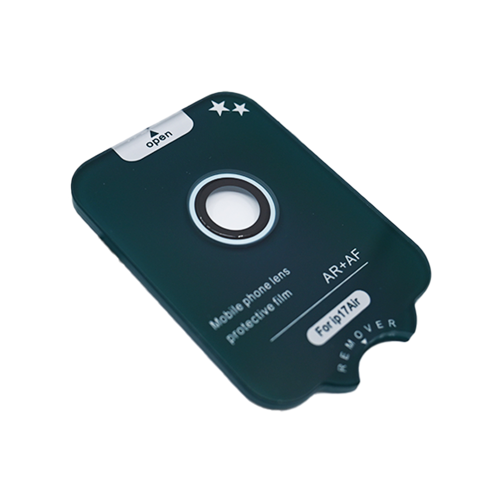 QinD Apple 蘋果 iPhone Air 鷹眼鏡頭保護貼(AR+AF)(天藍色)