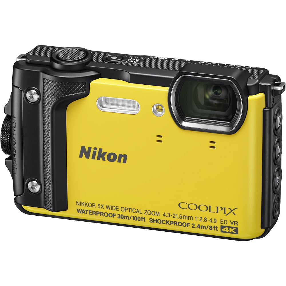 Nikon COOLPIX W300 防水30m 4K錄影 公司貨 (黃色)