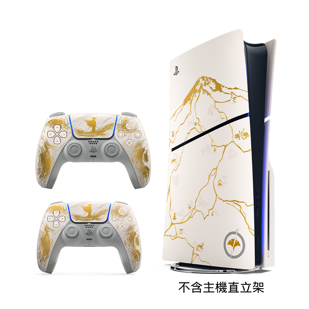 SONY PS5 羊蹄山戰鬼 黃金限量同捆組+DualSense 無線控制器 羊蹄山戰鬼 黃金限量版
