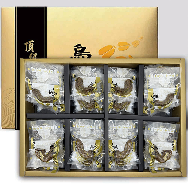 晶鱻烏金 炭烤烏魚腱300g 金賞禮盒+提袋