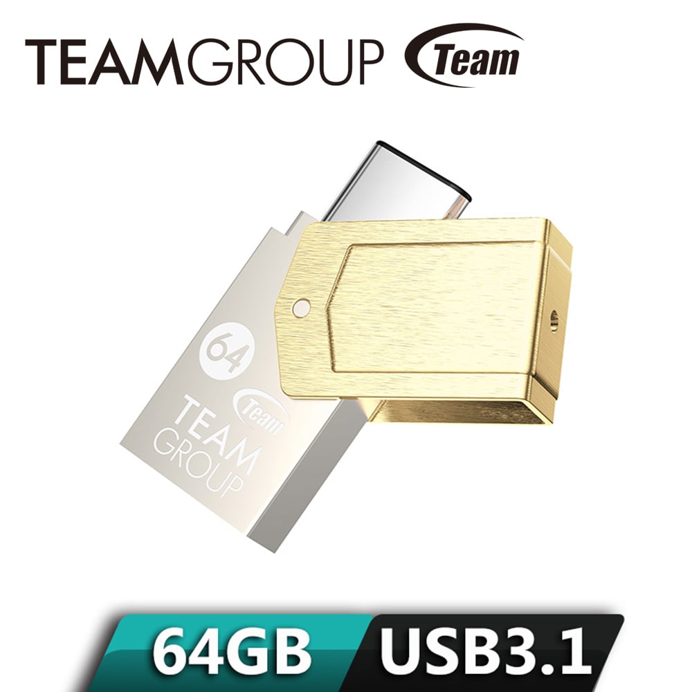 Team十銓 Type C金碟 USB 3.1高速OTG隨身碟 64GB