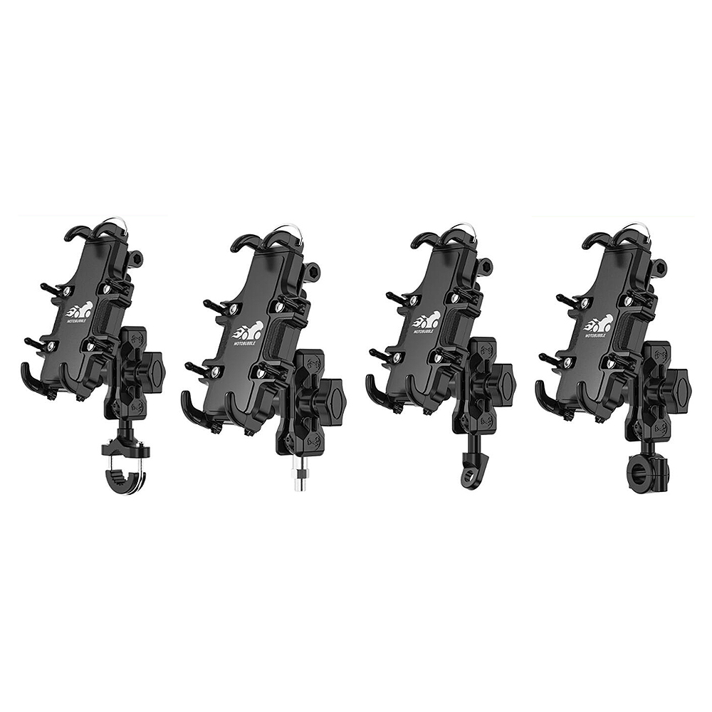 八爪機車減震手機支架 手機架 導航支架 外送手機架-(U型車把款)