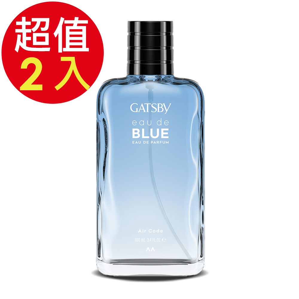 GATSBY 男性淡香精(純淨自在)x2入(100ml/入)