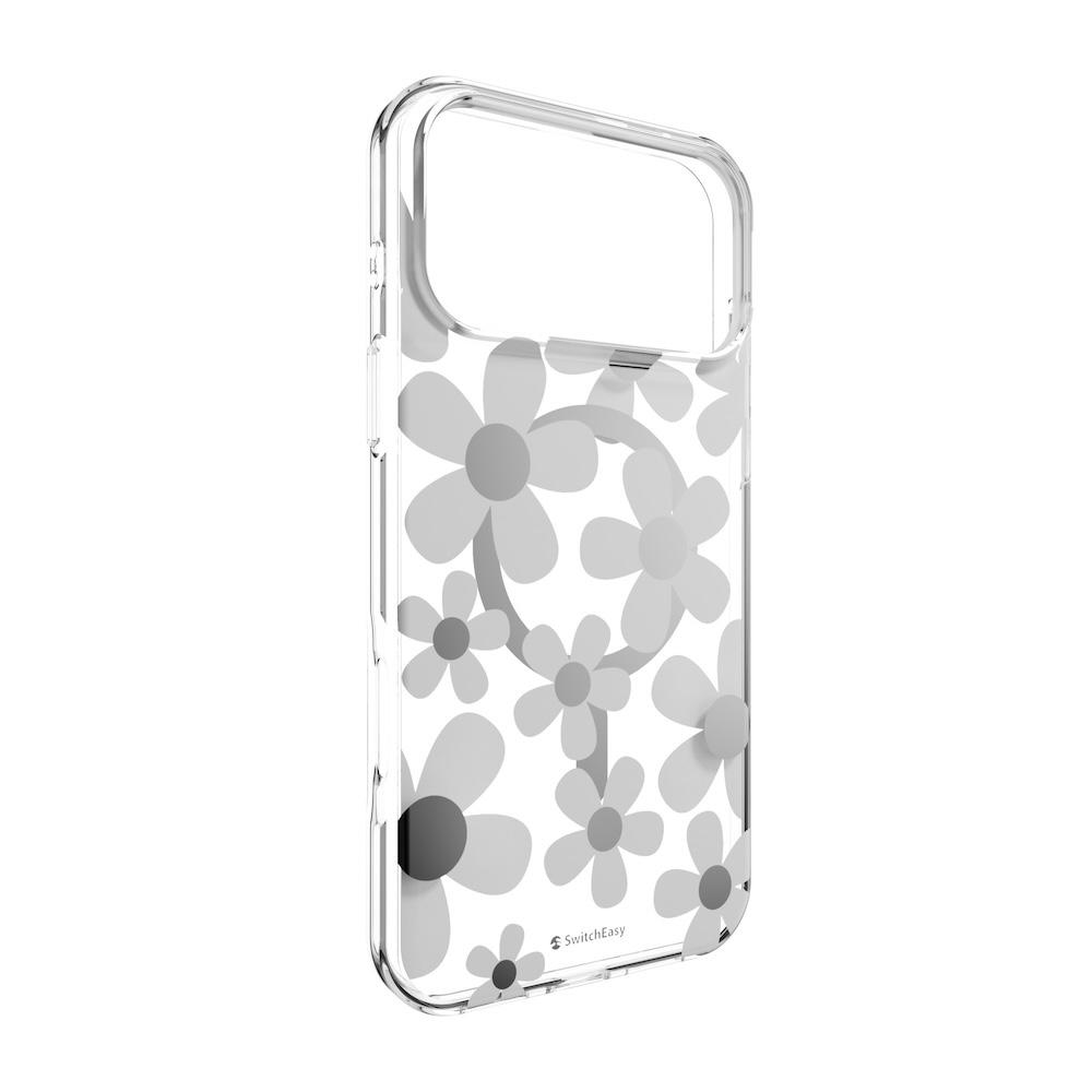 SwitchEasy iPhone 18 Pro Max Fleur M 花卉系列磁吸防摔手機殼 白