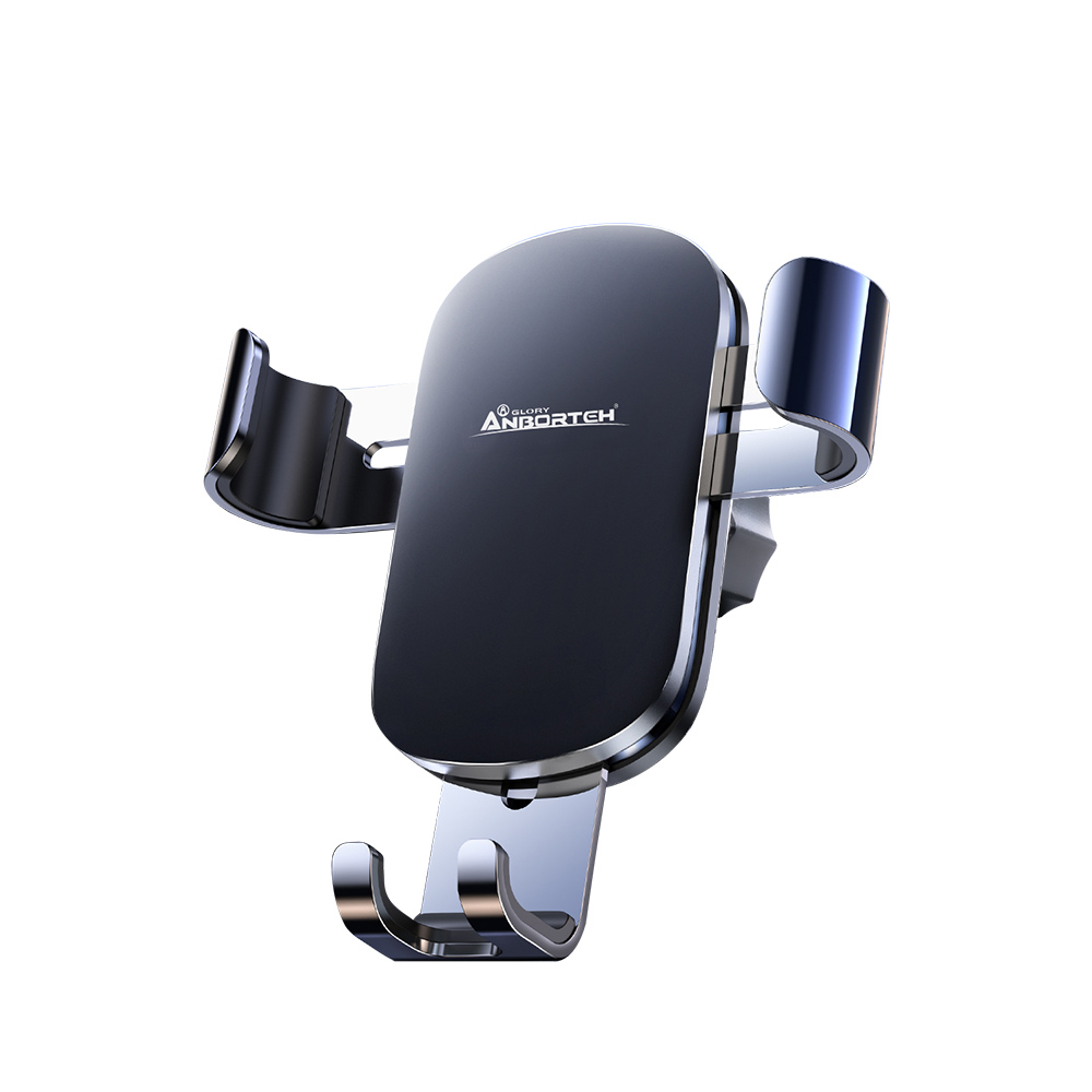 【安伯特】鋁合金重力手機架(搭配-冷氣口支架) 車用手機架 汽車手機架 車載支架