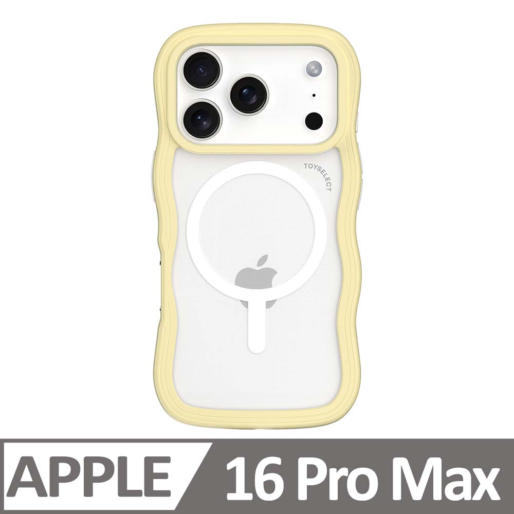 iPhone 16 Pro Max BLAC雲朵波波MagSafe iPhone手機殼 晨光黃