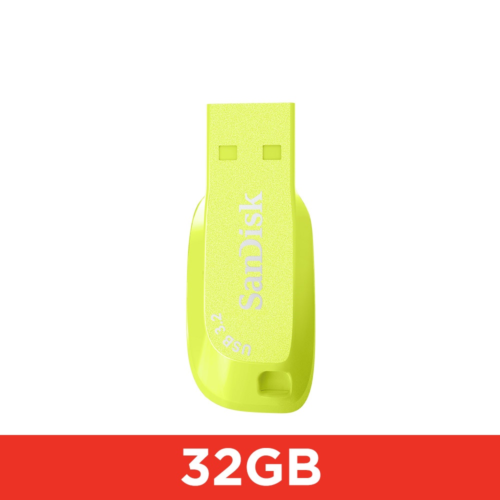 【SanDisk】CZ410 32GB Ultra Shift USB3.2 高速隨身碟-營火黃