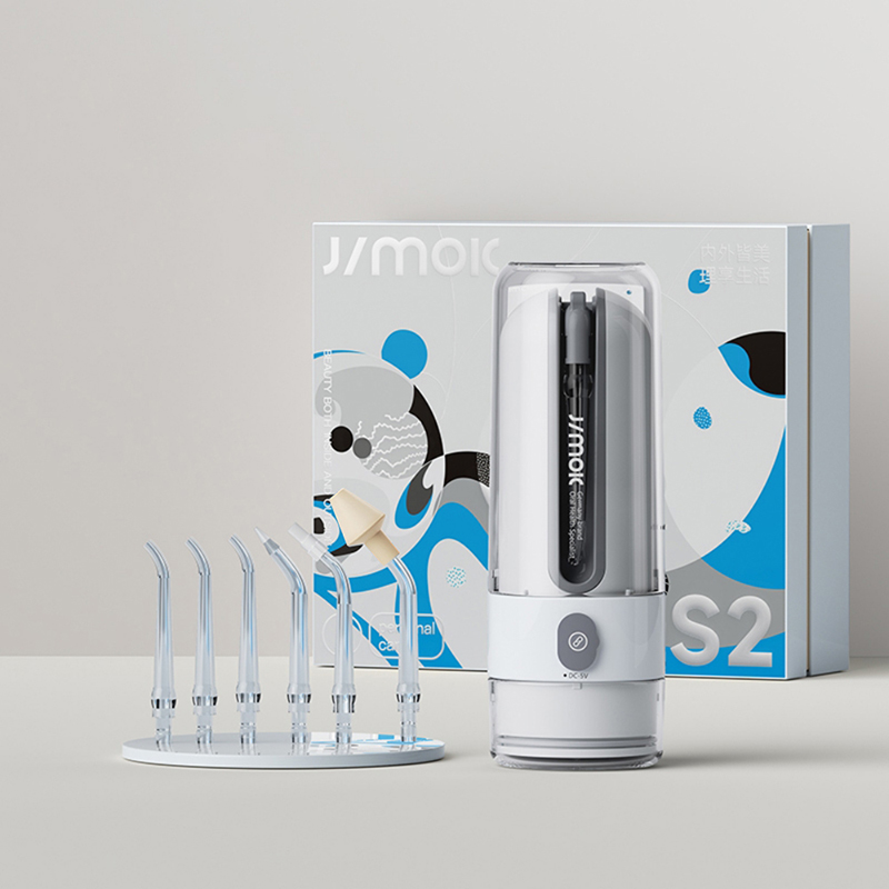 【JIMOK】S2 便攜沖牙器-海鹽灰