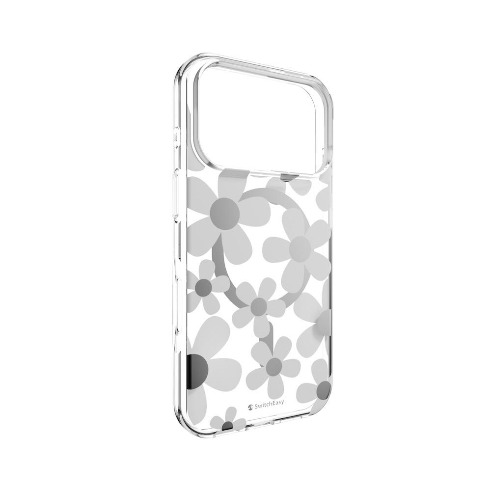 SwitchEasy iPhone 18 Pro Fleur M 花卉系列磁吸防摔手機殼 白