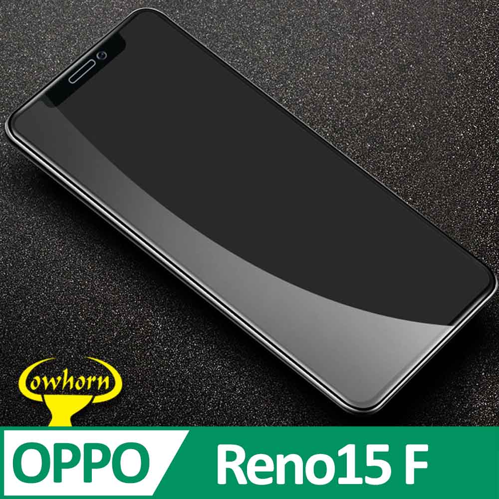 OPPO Reno15 F 5G 2.5D曲面滿版 9H防爆鋼化玻璃保護貼 黑色