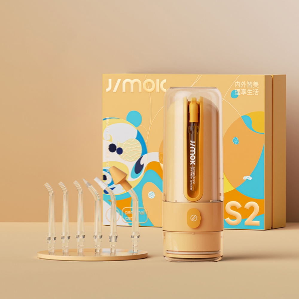 【JIMOK】S2 便攜沖牙器-陽光橙
