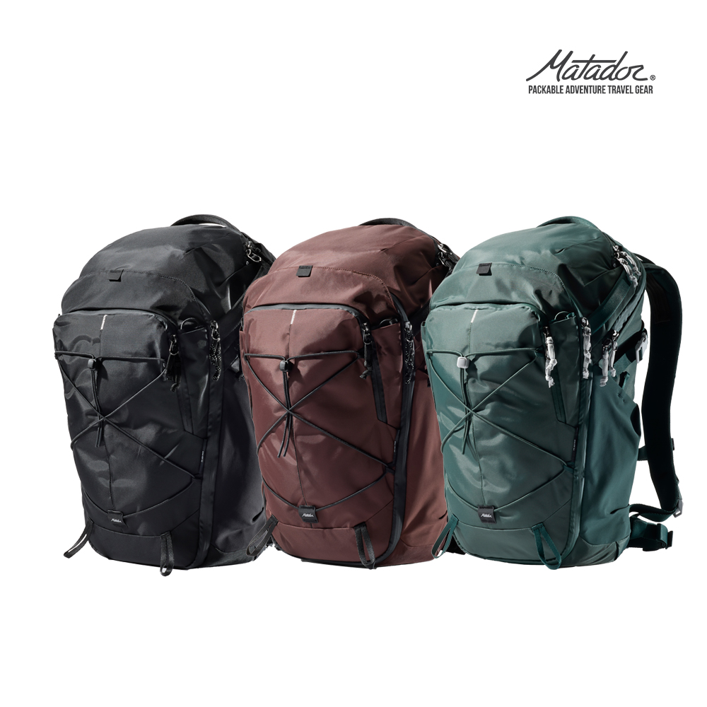 【Matador 鬥牛士】Adventure Pack 24L 城野探索背包 - 杜松綠/戶外旅行背包/登山旅行兩用包/24L機能背包/健行後背包