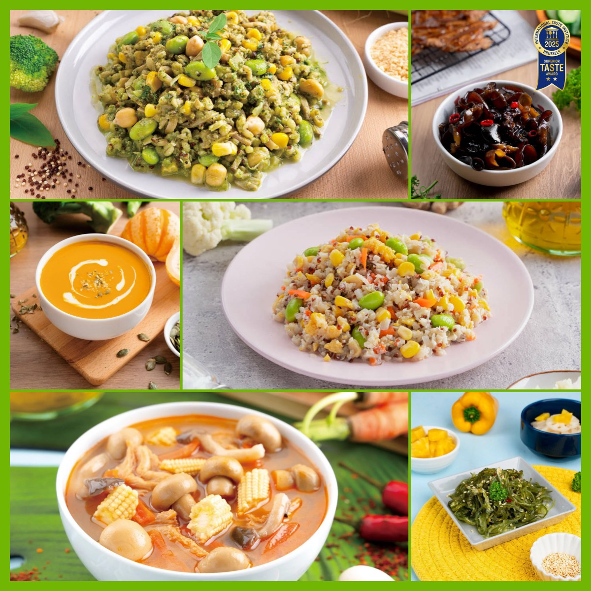 【DOZO嚴選】蘭揚食品-青醬黃金花椰米拼搭上選附餐組(內附12包)